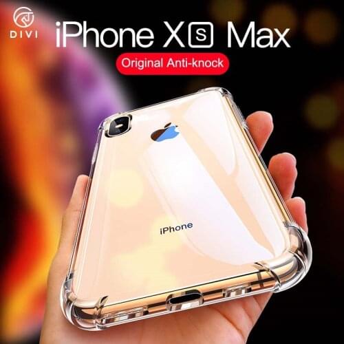 For iPhone X XR XS MAX Case Anti-knock TPU Soft Silicone Phone Case Shockproof Bumper Cover For iPhone 6 6S 7 8 Plus Funda Shell