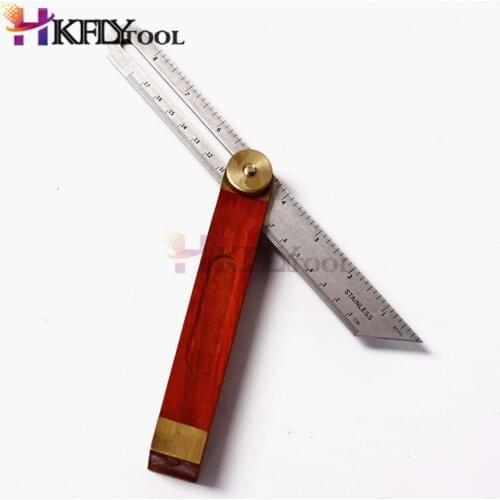 Sliding Protractor Craftsman Sliding T Bevel Square Gauge Protractor Angle Transfer Tool With Wooden handle For Accurate Angles