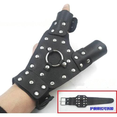 Good Quality Special Glove For Slingshot Shooting Fishing Steel Plate Fish Dart Guard