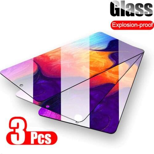 3 Pcs Glass For Samsung Galaxy A50 A30 A20 Screen Protector For Samsung A01 A11 A21 A31 A41 A51 A71 A40 A70 A10 Tempered Glass