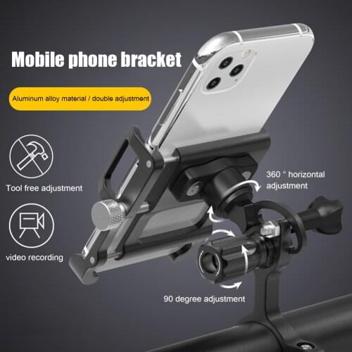 GUB PLUS 15 Aluminum Bicycle Phone Holder Fixed Bracket MTB Handlebar Stand Mount For Electric Bike Motorcycle Scooter