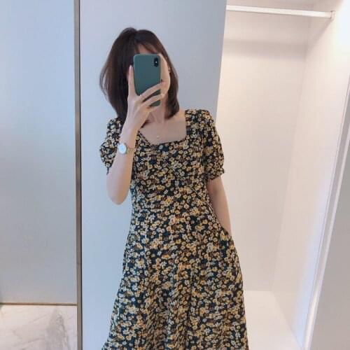 Women Summer Dress 2021 Robes Female Floral Summer Accept Waist Big Yards Show Thin womens New Dress Vestido De Mujer WBXF7
