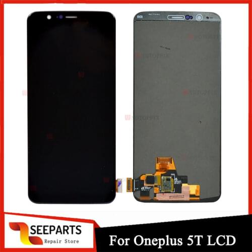 100% Tested Oneplus 5T LCD Display Screen Touch Panel Complete Assembly Oneplus 5T A5010 Five 5T LCD Digitizer Display+Tools