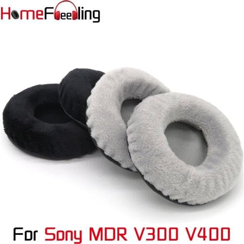 Homefeeling Ear Pads Fit for Sony MDR V300 V400 Headphones Velvet Leatherette Ear Cushions Replacement