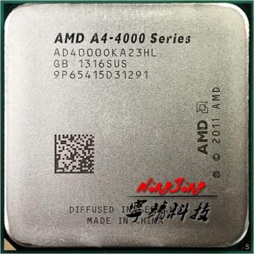 AMD A4-Series A4-4000 A4 4000 3.0 GHz Dual-Core CPU AD4000OKA23HL Socket FM2