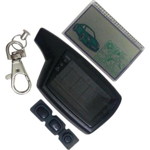 10 PCS/lot DXL3000 Key Case Keychain + Lcd display Metal Feet for 10PCS Two way car alarm PANDORA DXL3000 LCD Remote Control Key