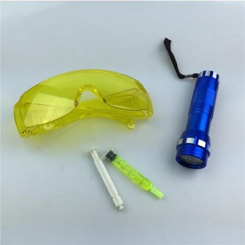 For the car / home air conditioners fluorescent leak detection flashlight / leak repair tools refrigerant lamp