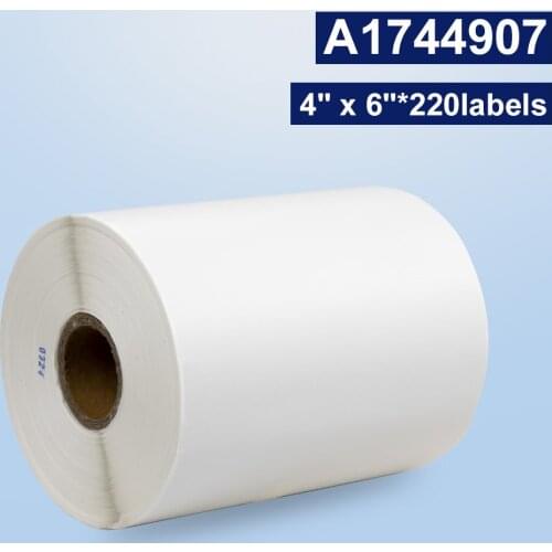 InkExpress Shipping Label For DYMO 1744907 White Shipping Label 4x6 Strong Adhesive Address Paper Label For DYMO LabelWriter 4XL