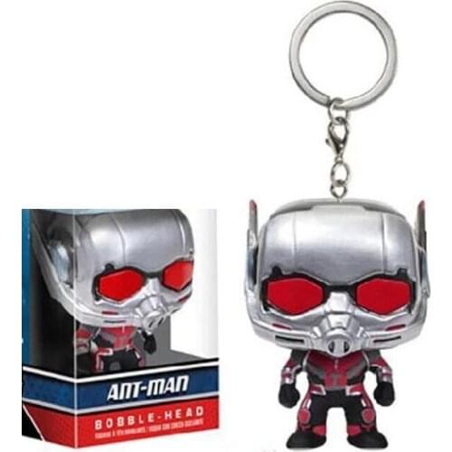 Pocket Keychain Civil War Ant-Man Action Figure Toy for Children