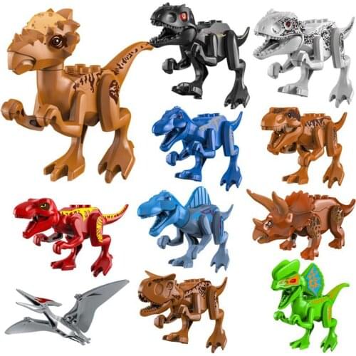 3pcs/lot mini dragon Building Blocks Dinosaur Figures Bricks Toys