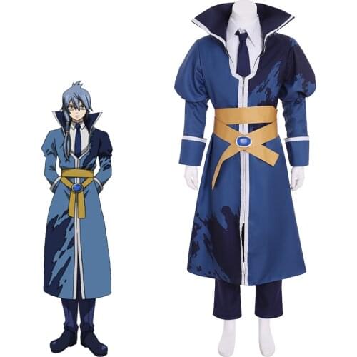 Cosplaydiy Fairy Tail Cosplay Costume Invel Yura Halloween Fancy Suit L717