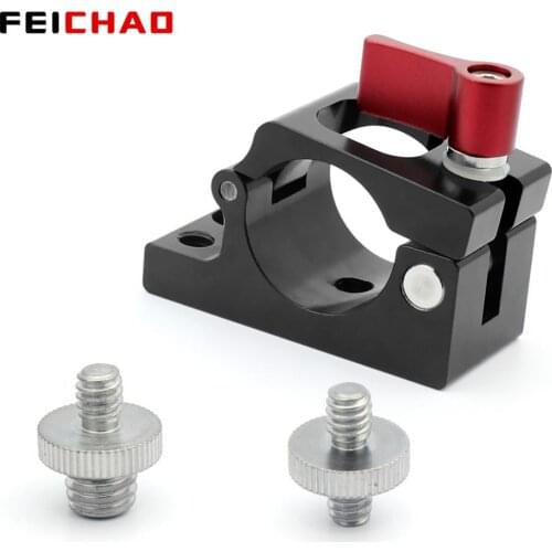 25mm Tube Rod Clamp Holder Mount Adapter for DJI Ronin M Drone MX for zhiyun/feiyu Monitor Bracket with 1/4 3/8 Screw Hot Shoe