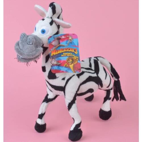 Madagascar Zabra Plush Toy, Marty Baby Gift, Kids Doll Wholesale with Free Shipping