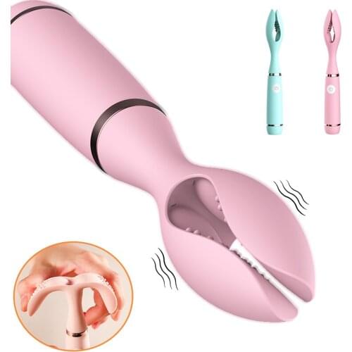 Clitoral Stimulation Massage Female Nipple Clip Vibration Masturbator Couple Flirting Sexy Toys Female Masturbation Charging