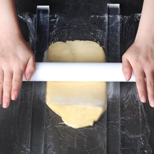 New Biscuit Balance Ruler Cookie Frosting Biscuit Fondant Thickness Shaping Pad Flattening Artifact Baking Tool 3/5mm