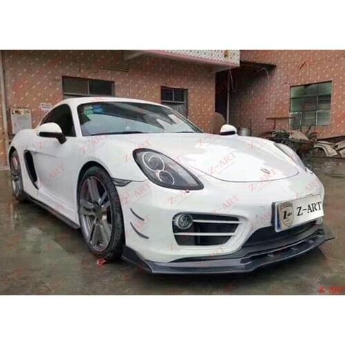 2012-2016 Z-ART 981 carbon fiber front lip for Cayman carbon fiber front spoiler for cayman carbon fiber front chin