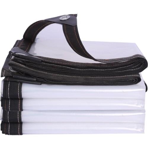 PE Film Plant Tarp Cover Rainproof Transparent Poly Tarp Garden Greenhouse Anti-Freeze Home Heavy Duty Plant Protector Tarpaulin
