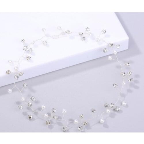 Gold Simple Wedding Bridal Bridesmaid Tiara Crown Headband Princess Girls Shine Crystal Rhinestone Hair Jewelry for Women