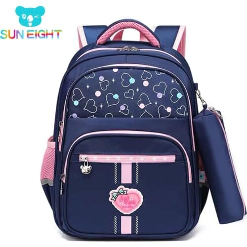 SUN EIGHT Class 1 School Backpack For Girl/boy Children Backpacks Primary School Kids Bag