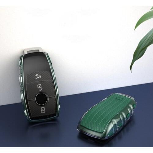 TPU Car Auto Key Case Cover Stylish Fob Remote Protector For M-ercedes Benz E Class E200L E300L C260L A200L