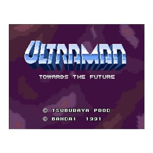 Ultraman - Towards the Future 16 bit Big Gray Game Card For NTSC Game Player Drop Shipping