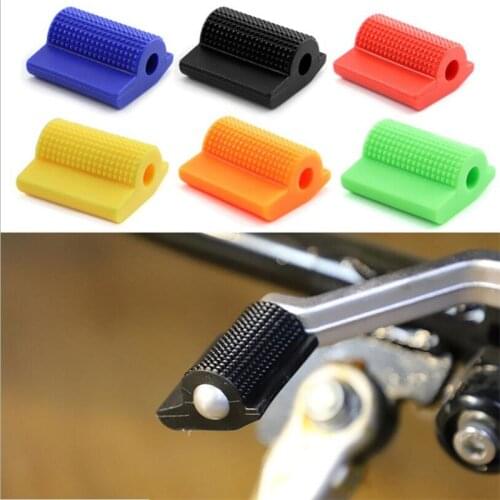Universal Motorcycle Shift Gear Lever Pedal Rubber Cover Shoe Protector Foot Peg Toe Gel for Honda Kawasaki Yamaha Accessory