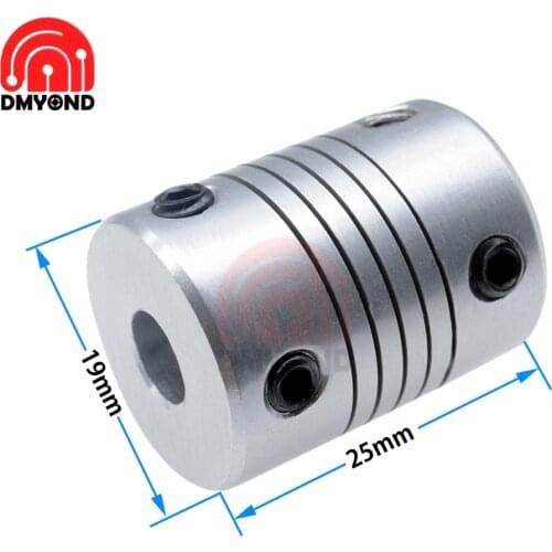 8x10mm Motor Jaw Shaft Coupler Flexible Coupling OD wholesale Dropshipping for Stepper Motor Coupler Shaft Couplings 3D Printer