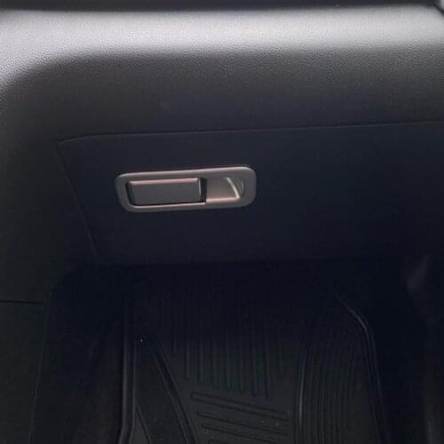 Car Storage Box Co-pilot Handle Bowl Cover Trim Decoration Sticker Accessories For KIA Sportage 4 QL 2016 2017 2018 2019 2020