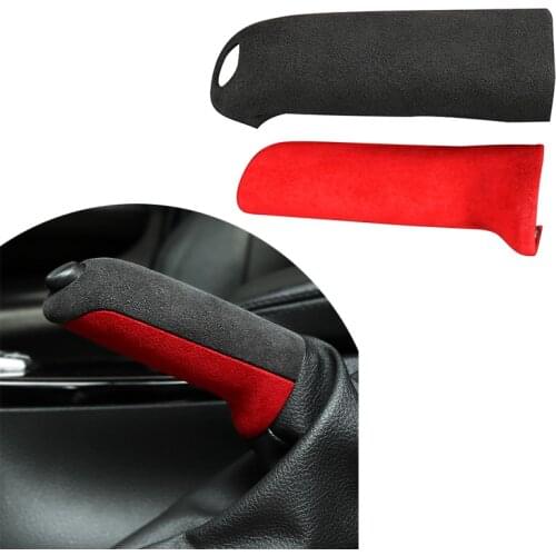 Suede Car Gear Knob Handbrake Cover Sticker Styling Decoration for BMW F20 F21 F22 F30 F31 F32 F35 F36 E81 E90 E60 M3 M5 Z4 3GT