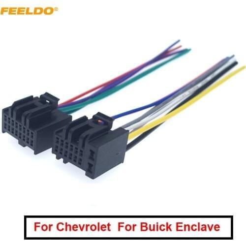 10Pair Car Stereo ISO Audio Installation Wiring Harness Adapter For Chevrolet Captiva Enclave Silverado Tahoe Radio CD/DVD Cable