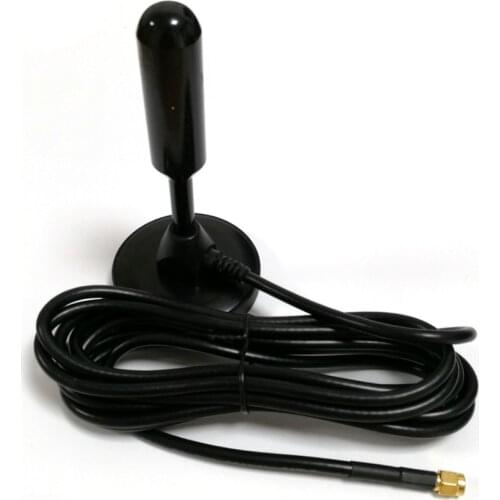 3G 4G GSM 900-2100Mhz Antenna SMA Male Connector 30dbi High Gain Magnetic Base Sucker 3m Extension Cable Aerial 1PC