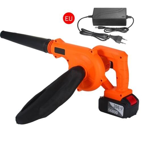 Cordless Leaf Blower Vacuum 21V 4.0 Ah Lithium Battery Powered Electric 2 in 1 Sweeper & Vacuum for Clearing Dust Leaf Snow