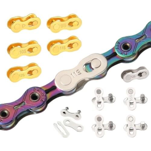 Bicycle Chain Connector Lock Quick Link Road Bike Buckle Joint Magic Buckle Bike Accessories Cycling Parts For 6/7/8/9/10/11/12s