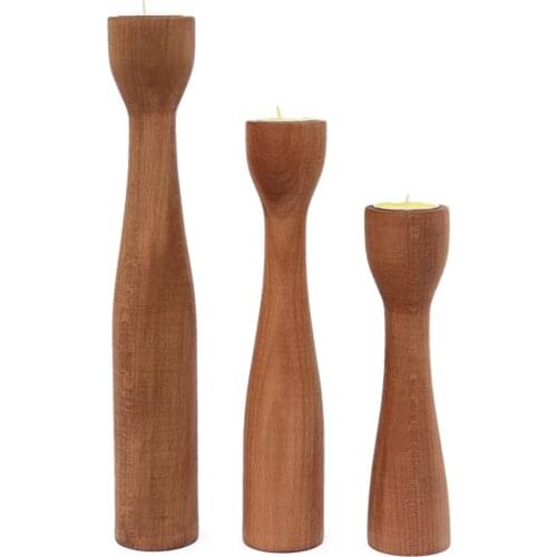 Wooden Candlestick Candle Holder Decorative Christmas Scented Gifts Home Office Design Yoga Relaxation Romantic Dear