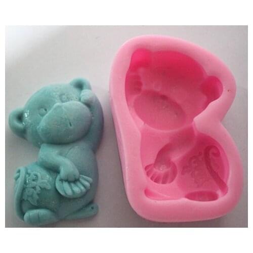The monkey soap mold kitchen baking chocolate fondant cake mould soap mold
