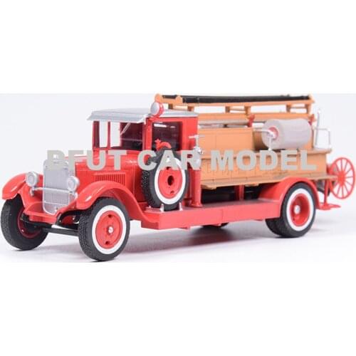 Diecast 1:43 Alloy Toy Model ZIS-11 Soviet fire truck of Childrens Toy Original Authorized Authentic Kids Toys