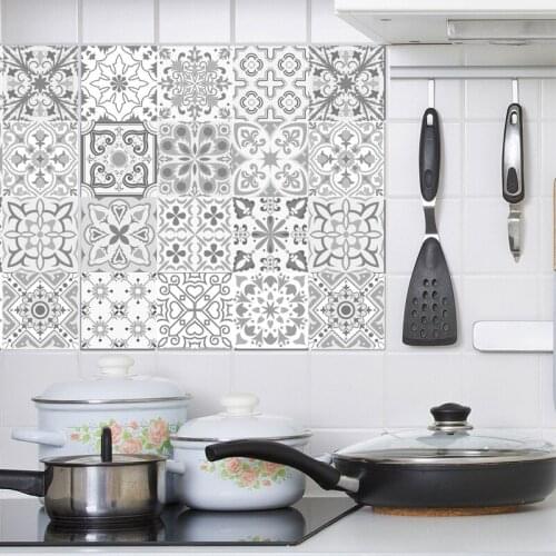 Moroccan style Wall Tile Stickers for Kitchen, Bathroom Kitchen or Backsplash pVC Wallpapers