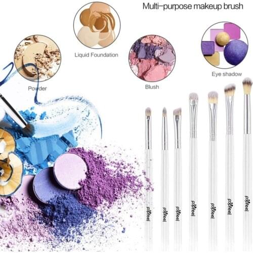 7PCS/SET Nylon Hair Eye Beauty Makeup Brushes holder Cosmetic Eyeshadow Powder Makeup Brush set Tools Cosmetic Brushes eyeliner