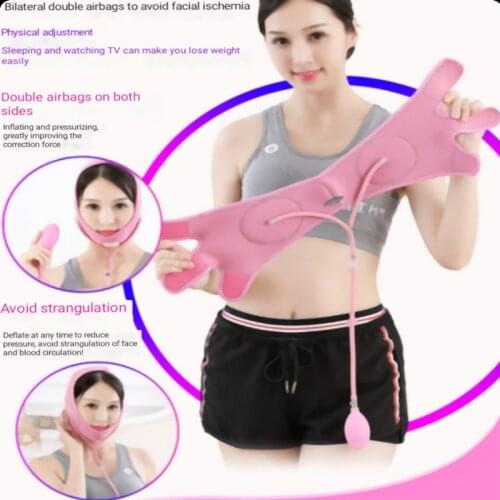 Face lift inflatable mask V face artifact, small face plastic sleeping mask, lift, tight surface, V face bandage