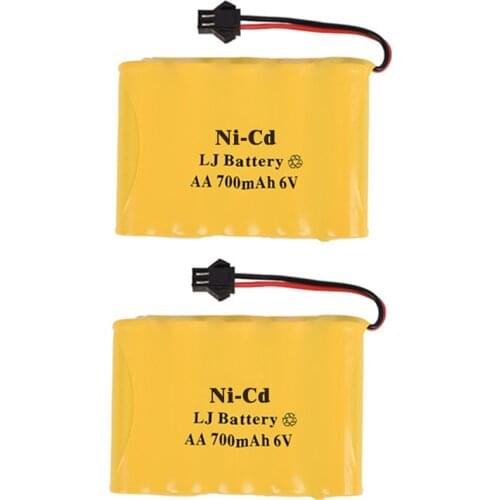 6.0v 700mAh Ni-CD battery for RC car RC Boat rechargeable battery pack 700mah 2A ni-cd nicd batteries NI CD cell for RC toys