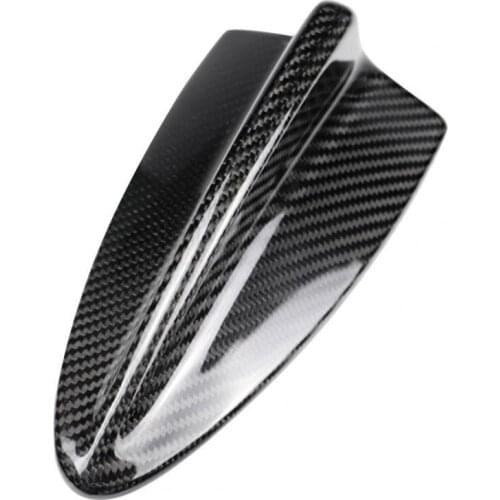 18.5cm Anti-scratch Streamlined Shark Fin Antenna Cover Carbon Fiber Antenna Receiver Cover Trim for BMW M3 M5 3 Series E42 E90