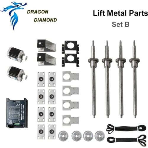 DRAGON DIAMOND Lift Metal Parts motorized up and down table platform For Laser Engraving Cutting Machine