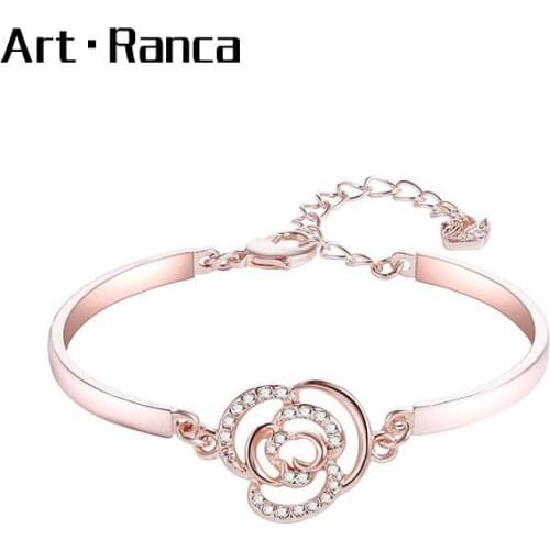 Simple personality, fashion, rose lady bracelet