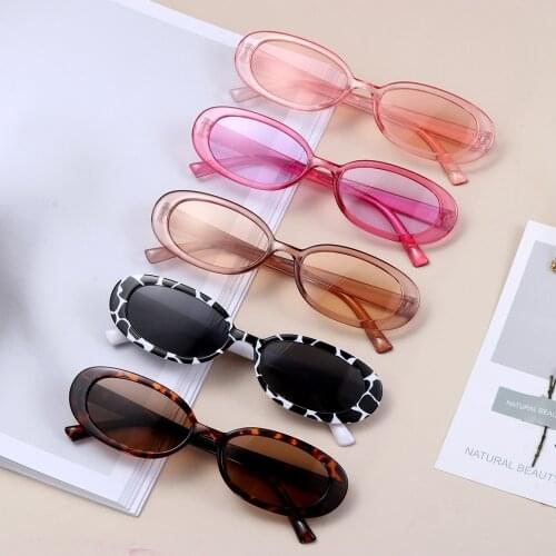 Fashion oval sunglasses retro small frame shadow polarized glasses UV400 designer sunglasses ladies retro glasses accessories