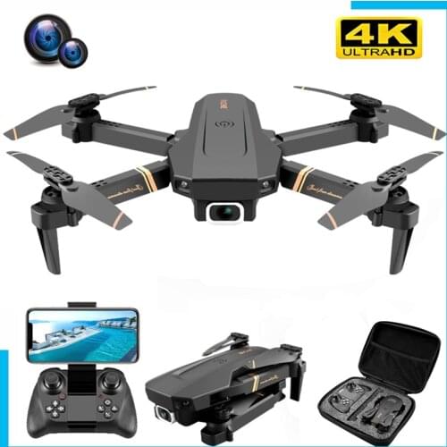 V4 Rc Drone 4k HD Wide Angle Camera WiFi fpv Drone Dual Camera Quadcopter Real-time transmission Helicopter Toys