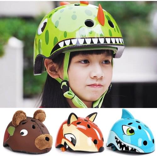 Lixada Kids Bicycle Helmets Cute Cartoon Children Cycling Helmet City Road Bike Headpiece For Boys Girls Outdoor Sports Skating