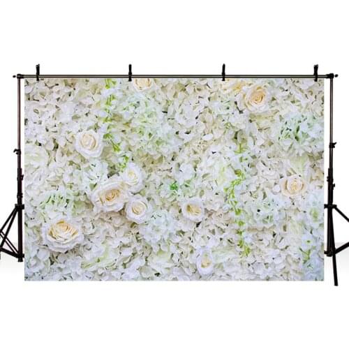 DAWNKNOW Flower Vinyl Photography Background For White Fastens Warm-toned Shoot Backdrop For Children Photo Studio lv1945
