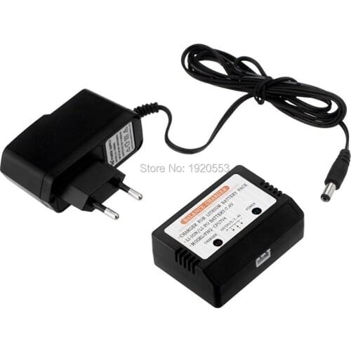 WLtoys 7.4V Battery Balance Charger With 10V 800Mah Adapter Spare Parts For Wltoys XK K120 K130 6CH RC Helicopter