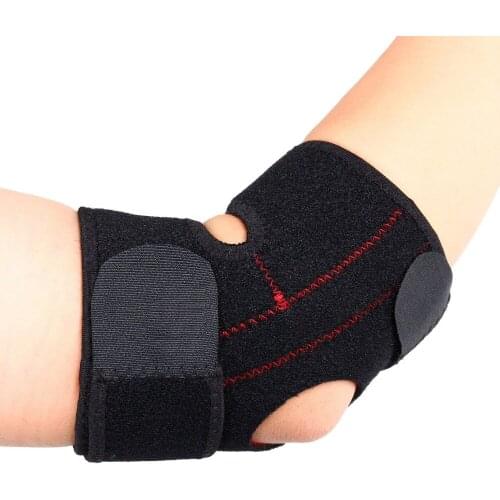 1pcs Elastic Neoprene Elbow Support Strap Pad Adjustable Sports Basketball Elbow Joint Injury Guard Protector Pain Relief Brace
