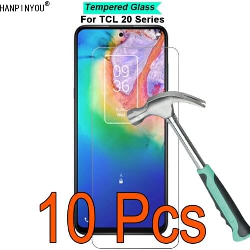 10 Pcs/Lot For TCL 20 20S 5G T781 / 20L Plus 6.67" 9H Hardness 2.5D Toughened Tempered Glass Film Screen Protector Guard